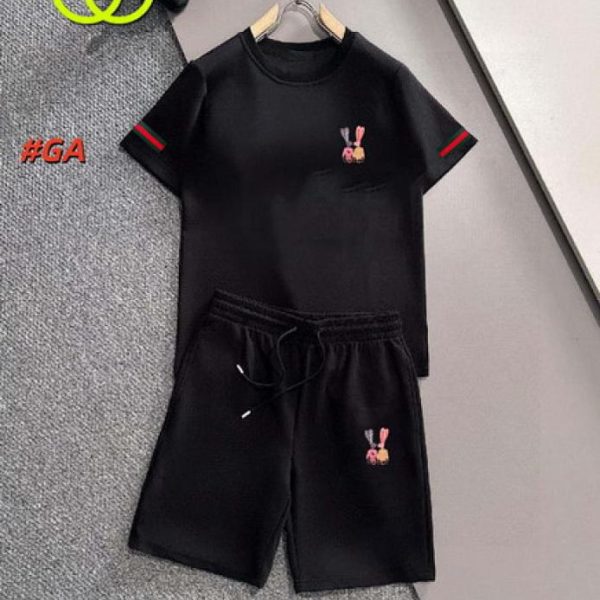 designer,replica,clothing,fake,1:1,lv,luxury,high quality Gucci shorts and short-sleeved suit (598B)
