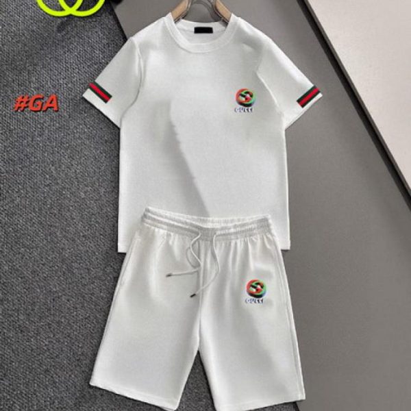 designer,replica,clothing,fake,1:1,lv,luxury,high quality Gucci shorts and short-sleeved suit (8291)