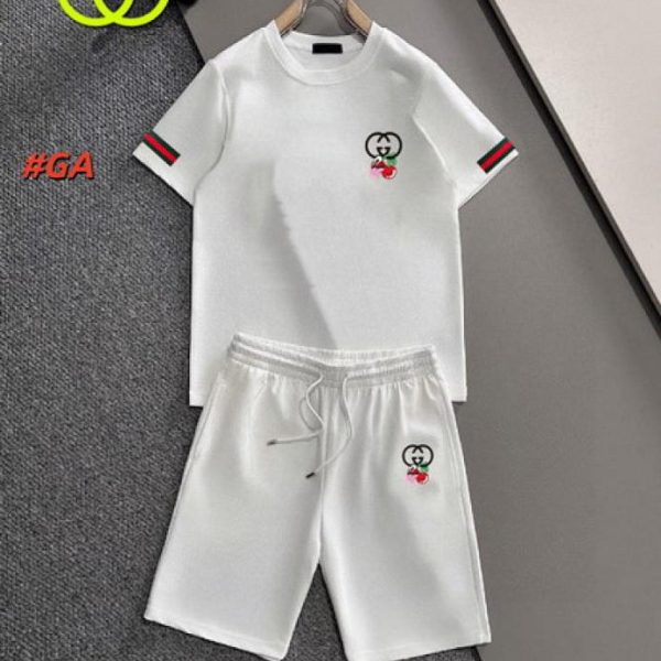designer,replica,clothing,fake,1:1,lv,luxury,high quality Gucci Shorts & Short-Sleeve Suit (CF4E)