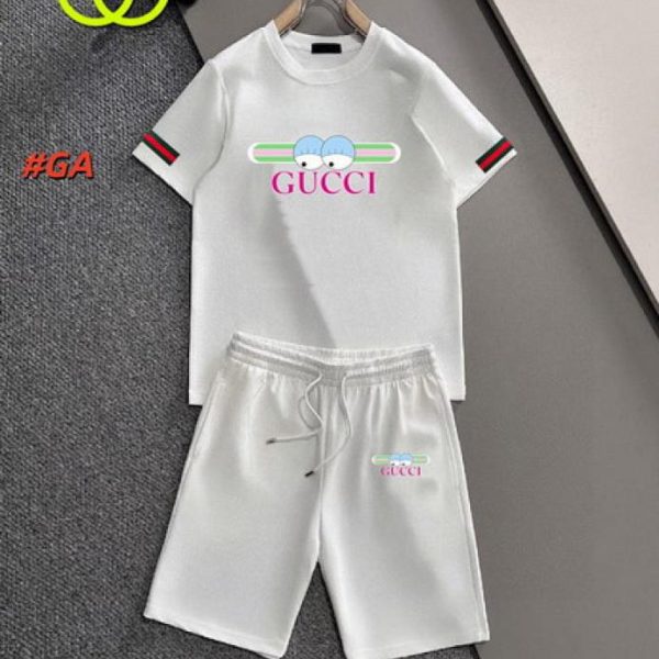 designer,replica,clothing,fake,1:1,lv,luxury,high quality Gucci shorts and short-sleeved suit (EAE0)