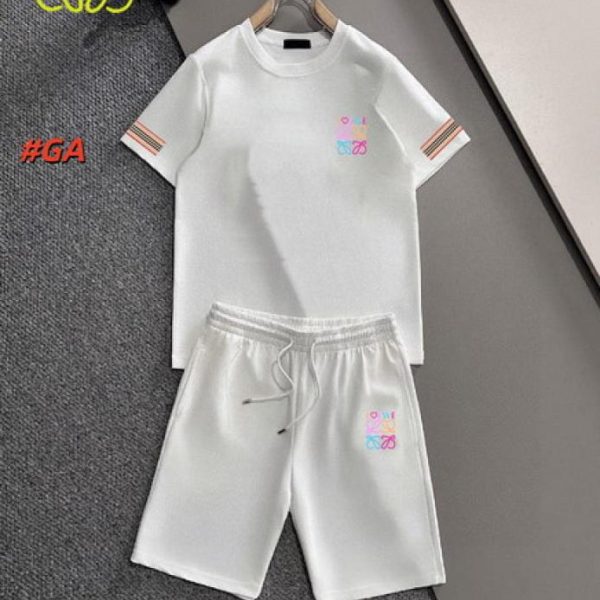 designer,replica,clothing,fake,1:1,lv,luxury,high quality Loewe Shorts & Short-Sleeve Suit (951D)
