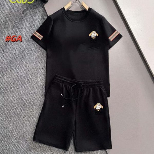 designer,replica,clothing,fake,1:1,lv,luxury,high quality Loewe Shorts & Short-Sleeve Suit (BF0D)