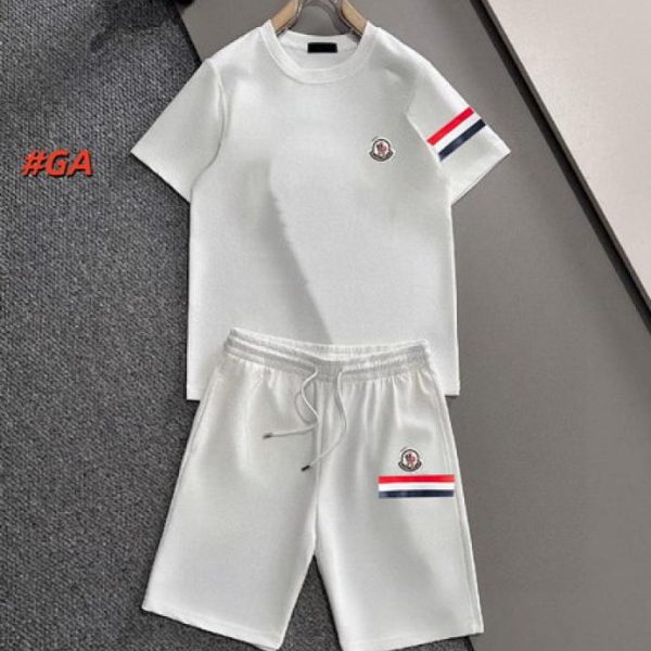 designer,replica,clothing,fake,1:1,lv,luxury,high quality Moncler shorts and short-sleeved set (52A6)
