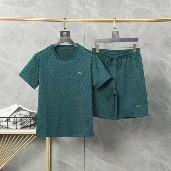 designer,replica,clothing,fake,1:1,lv,luxury,high quality Crocodile Shorts & Short-Sleeve Set (2F97)