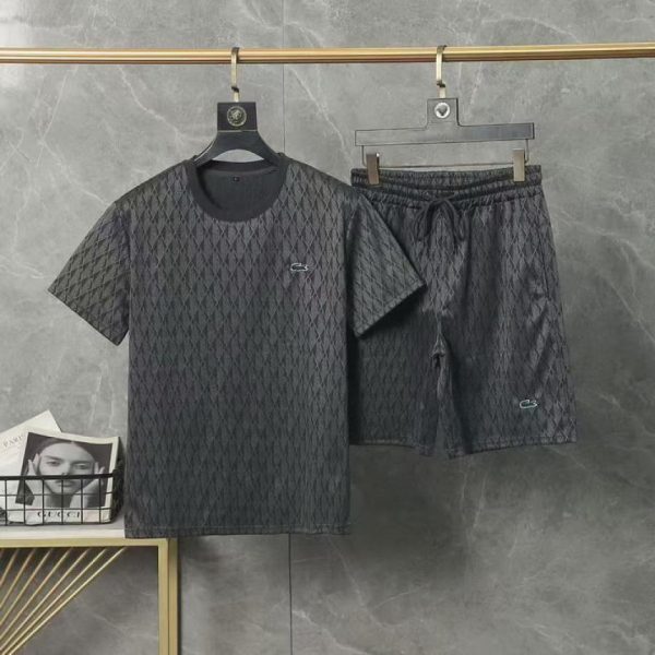 designer,replica,clothing,fake,1:1,lv,luxury,high quality Crocodile shorts and short-sleeved set (6969)