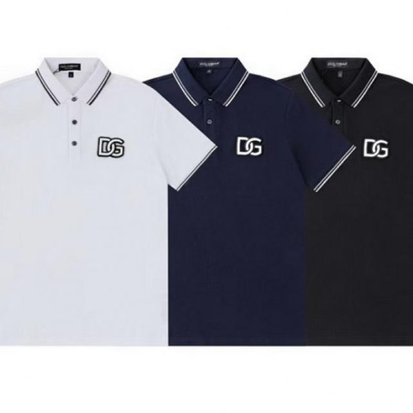 designer,replica,clothing,fake,1:1,lv,luxury,high quality D&G Short-Sleeve T-Shirt (E5BD)