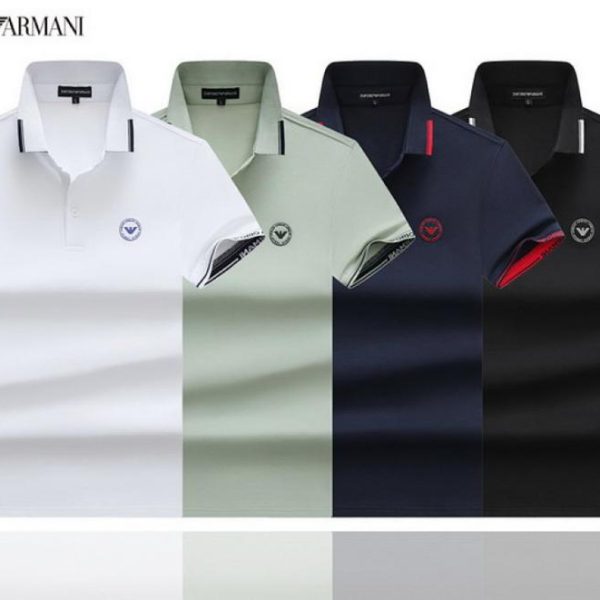 designer,replica,clothing,fake,1:1,lv,luxury,high quality Armani Short-Sleeve T-Shirt (7BC2)