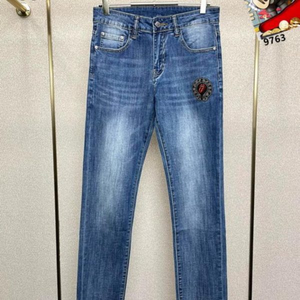 designer,replica,clothing,fake,1:1,lv,luxury,high quality Chrome Hearts Jeans (DE9F)
