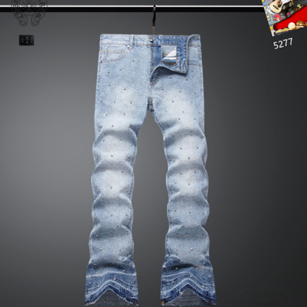 designer,replica,clothing,fake,1:1,lv,luxury,high quality Chrome Hearts Jeans (0F8D)