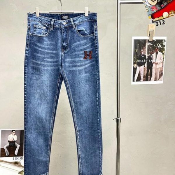 designer,replica,clothing,fake,1:1,lv,luxury,high quality Hermès jeans (233C)