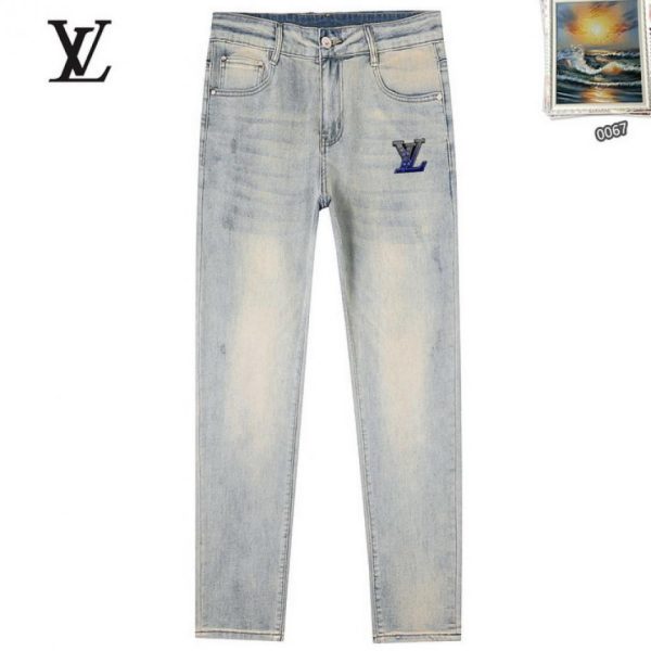 designer,replica,clothing,fake,1:1,lv,luxury,high quality Louis Vuitton jeans (386D)