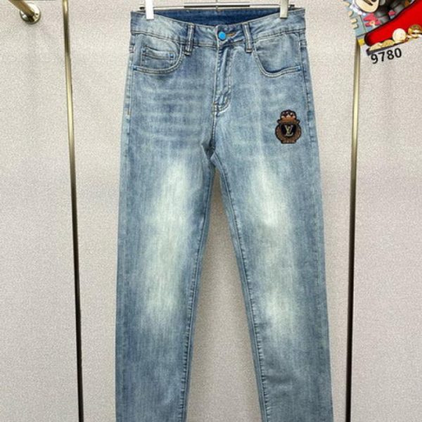 designer,replica,clothing,fake,1:1,lv,luxury,high quality Louis Vuitton Jeans (CDA6)
