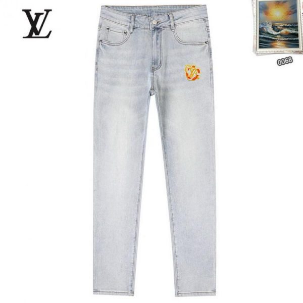 designer,replica,clothing,fake,1:1,lv,luxury,high quality Louis Vuitton jeans (E8CF)