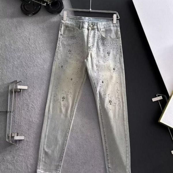 designer,replica,clothing,fake,1:1,lv,luxury,high quality Chrome Hearts Jeans (BF0A)