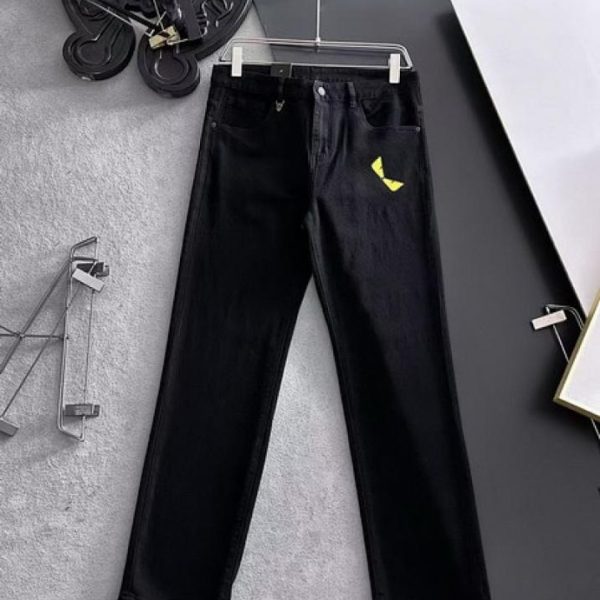 designer,replica,clothing,fake,1:1,lv,luxury,high quality Fendi jeans (8254)