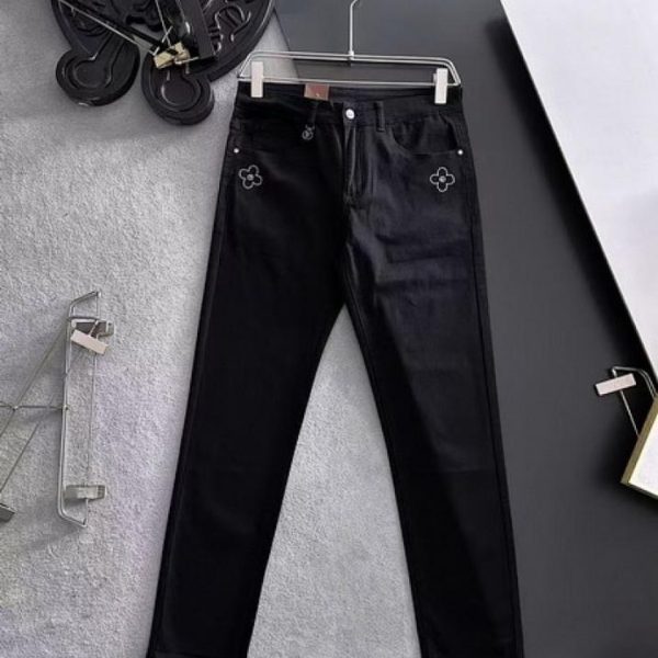designer,replica,clothing,fake,1:1,lv,luxury,high quality Louis Vuitton jeans (ED72)