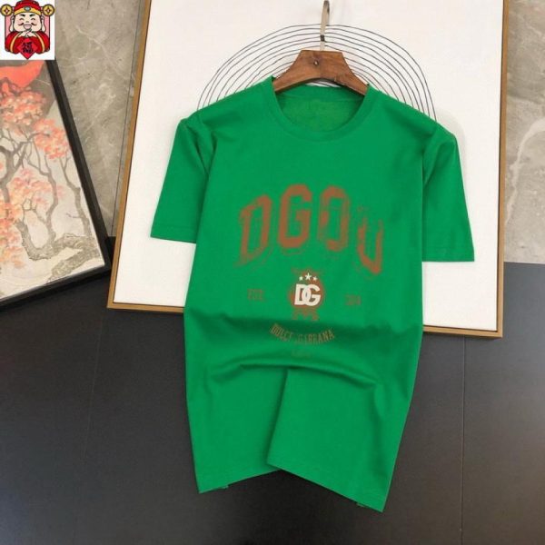 designer,replica,clothing,fake,1:1,lv,luxury,high quality D&G Short-Sleeve T-Shirt (EB3A)