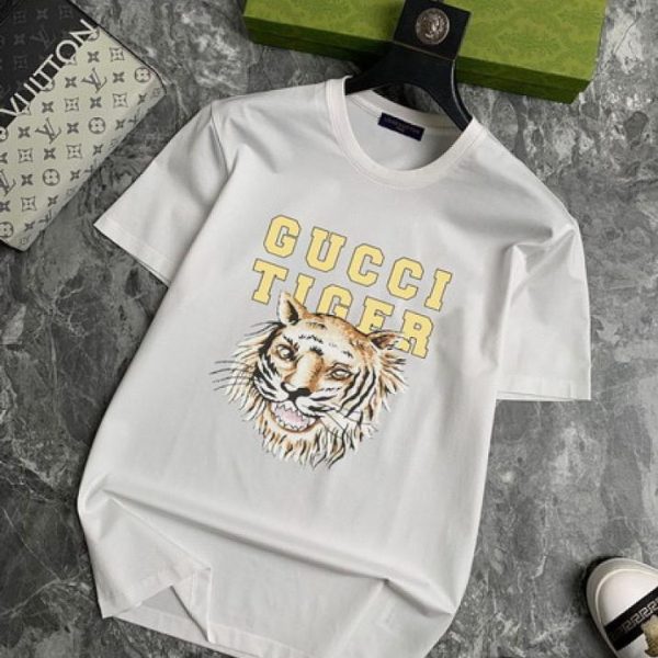 designer,replica,clothing,fake,1:1,lv,luxury,high quality Gucci Short-Sleeve T-Shirt (E858)