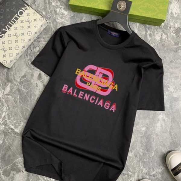 designer,replica,clothing,fake,1:1,lv,luxury,high quality Balenciaga Short-Sleeve T-Shirt (D3B1)