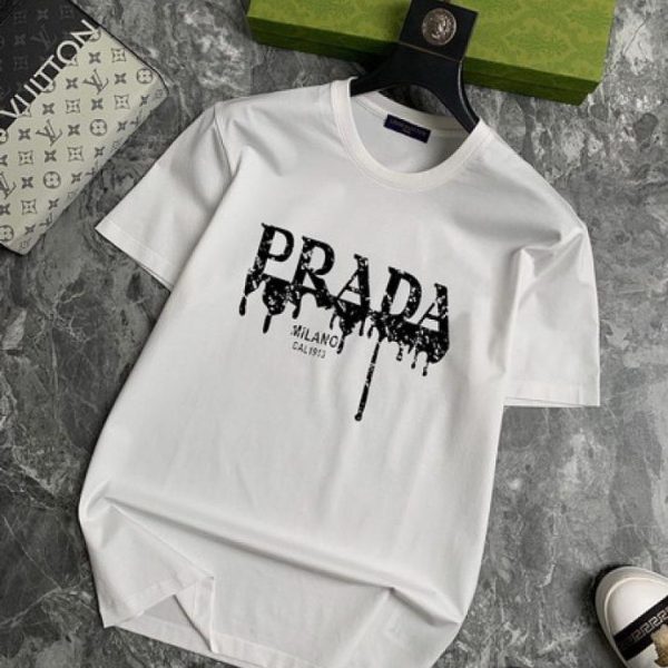 designer,replica,clothing,fake,1:1,lv,luxury,high quality Prada Short-Sleeve T-Shirt (E515)