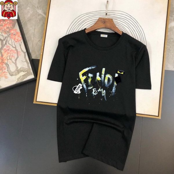 designer,replica,clothing,fake,1:1,lv,luxury,high quality Fendi Short-Sleeve T-Shirt (015A)