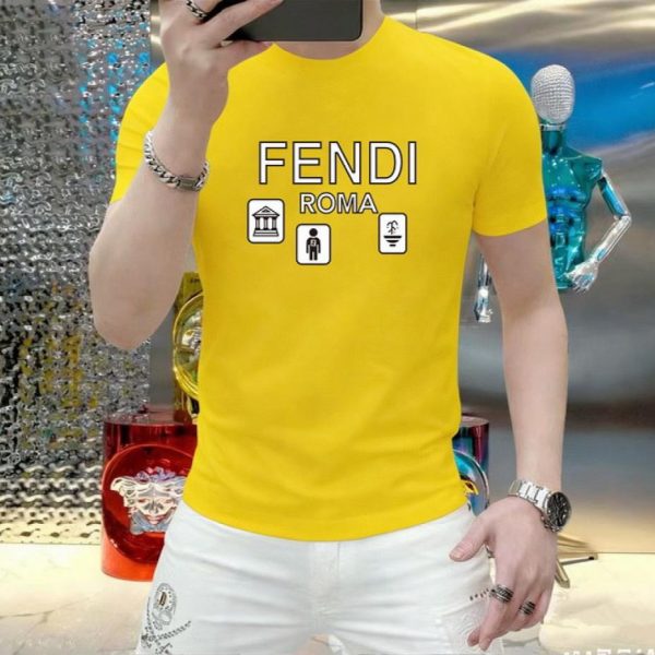 designer,replica,clothing,fake,1:1,lv,luxury,high quality Fendi Short-Sleeve T-Shirt (473F)