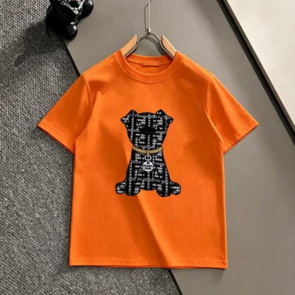 designer,replica,clothing,fake,1:1,lv,luxury,high quality Fendi Short-Sleeve T-Shirt (A99E)