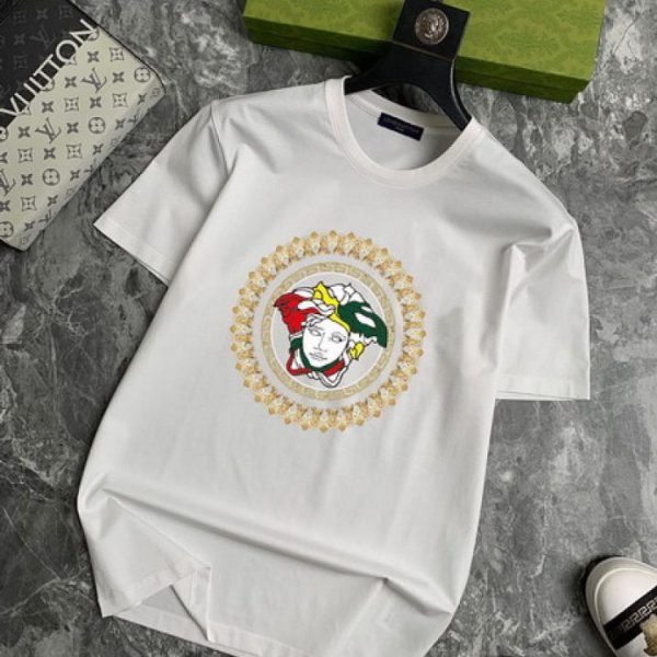designer,replica,clothing,fake,1:1,lv,luxury,high quality Versace Short-Sleeve T-Shirt (CF8F)