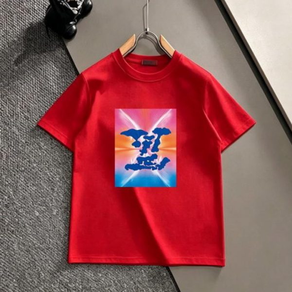 designer,replica,clothing,fake,1:1,lv,luxury,high quality Louis Vuitton Short-Sleeve T-Shirt (BD33)