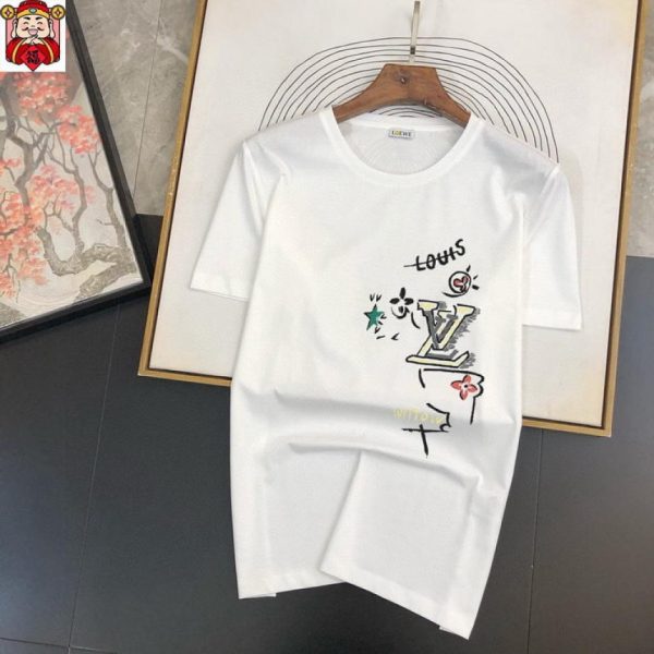 designer,replica,clothing,fake,1:1,lv,luxury,high quality Louis Vuitton Short-Sleeve T-Shirt (CBE2)