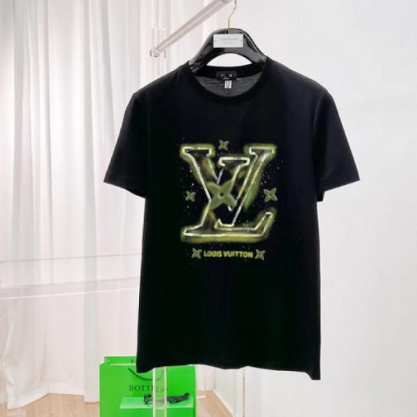 designer,replica,clothing,fake,1:1,lv,luxury,high quality Louis Vuitton Short-Sleeve T-Shirt (E02E)