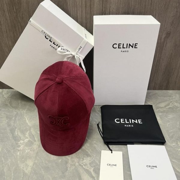 designer,replica,clothing,fake,1:1,lv,luxury,high quality CELINE Original Custom Cotton Velvet Baseball Cap with Logo Applique (7KUZA5) – Same Style as CELINE Official Website