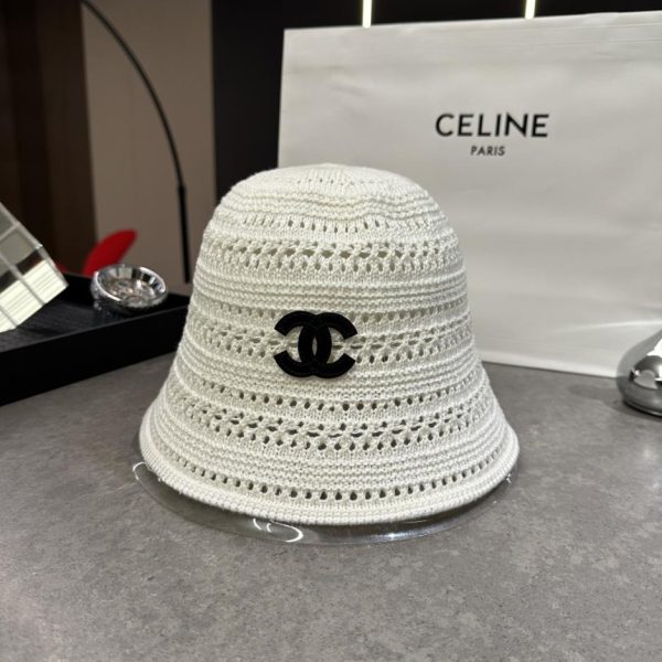 designer,replica,clothing,fake,1:1,lv,luxury,high quality CHANEL’s new bucket hat (CA937O)