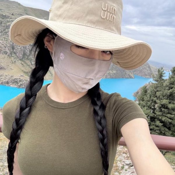 designer,replica,clothing,fake,1:1,lv,luxury,high quality MiuMiu’s new sun hat, foldable, comes with packaging (8AQ6UM)