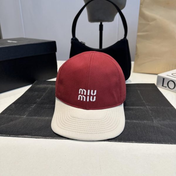 designer,replica,clothing,fake,1:1,lv,luxury,high quality MiuMiu high-end version new order embroidered baseball cap (O0GJ0T)