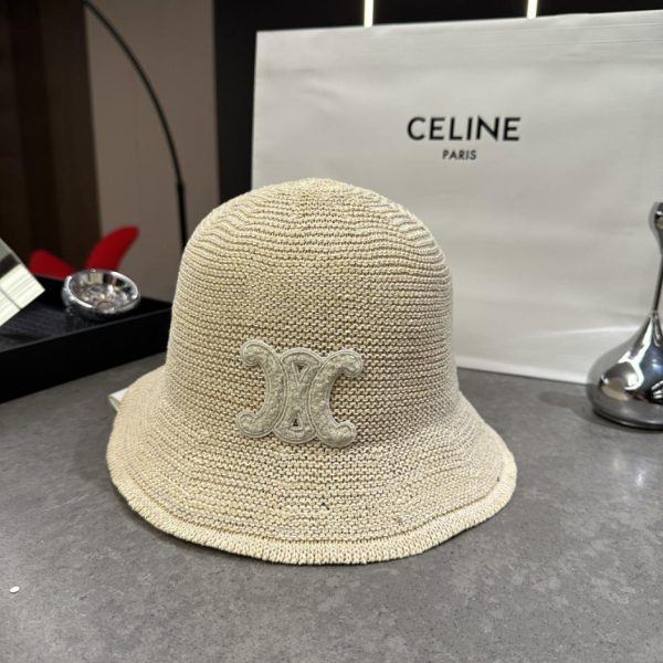 designer,replica,clothing,fake,1:1,lv,luxury,high quality Celine’s new knitted bucket hat, head circumference 57cm (5S0LZU)