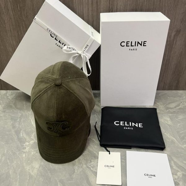 designer,replica,clothing,fake,1:1,lv,luxury,high quality CELINE Original Custom Cotton Velvet Baseball Cap with Logo Applique (FBFIX6) – Same Style as Official Website