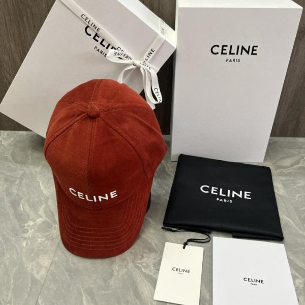 designer,replica,clothing,fake,1:1,lv,luxury,high quality CELINE Original Custom Cotton Velvet Baseball Cap with Logo Applique (XK16SF) – Same Style as Official Website