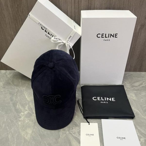 designer,replica,clothing,fake,1:1,lv,luxury,high quality CELINE Original Custom-Made Cotton Velvet Baseball Cap with Logo Applique (JCXAT2), Same Style as Official Website