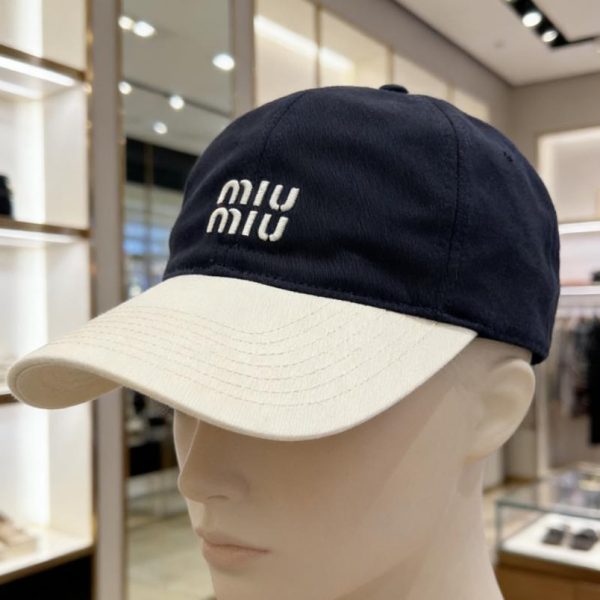 designer,replica,clothing,fake,1:1,lv,luxury,high quality Miu Miu classic embroidered baseball cap (ZUDI0L)