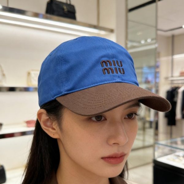 designer,replica,clothing,fake,1:1,lv,luxury,high quality Miu Miu classic embroidered baseball cap (N0SDRK)
