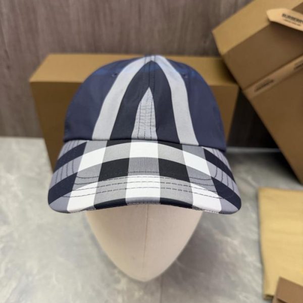 designer,replica,clothing,fake,1:1,lv,luxury,high quality Original Burberry custom-made classic plaid baseball cap (016LML)