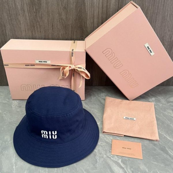 designer,replica,clothing,fake,1:1,lv,luxury,high quality MiuMiu Original Custom Macaron Colored Fisherman Hat (W43M41)