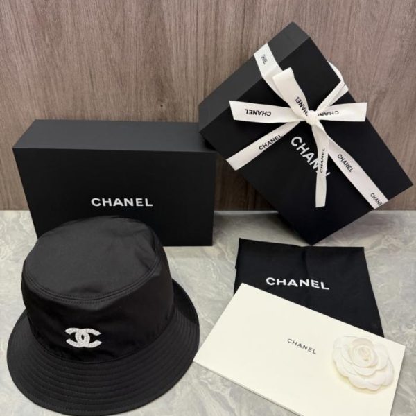 designer,replica,clothing,fake,1:1,lv,luxury,high quality Original CHANEL custom-made bucket hat (2JD24A)
