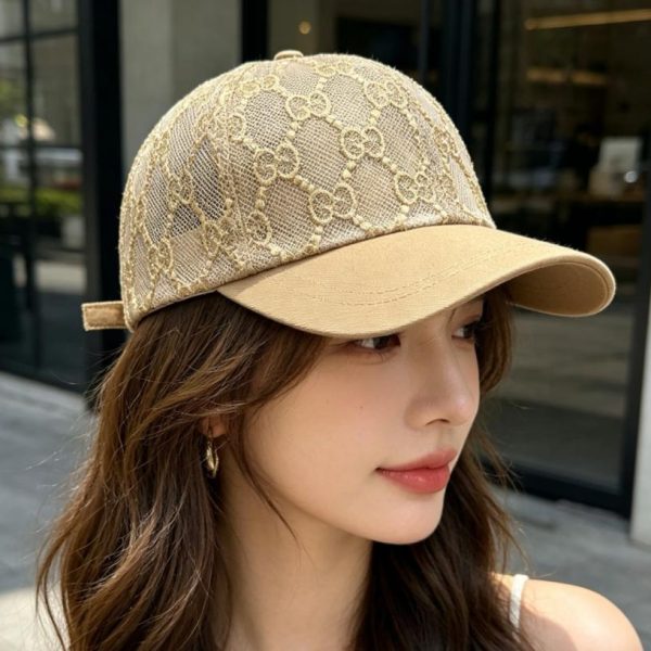 designer,replica,clothing,fake,1:1,lv,luxury,high quality Gucci monogram mesh baseball cap (OZLYKD)