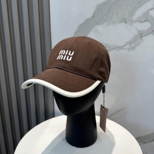 designer,replica,clothing,fake,1:1,lv,luxury,high quality MiuMiu New Order Item Embroidered Baseball Cap (12R9AG)