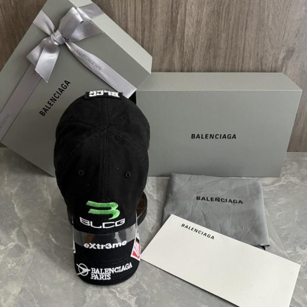 designer,replica,clothing,fake,1:1,lv,luxury,high quality Balenciaga baseball cap (94927Y) – Proxy purchase version, featuring extensive logo embroidery.