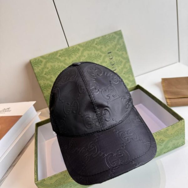 designer,replica,clothing,fake,1:1,lv,luxury,high quality New GUCCI baseball cap, original design, large double G embossed (OULBAQ)