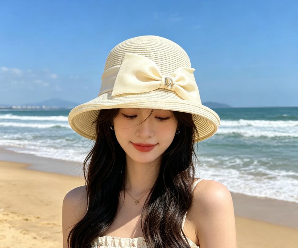 designer,replica,clothing,fake,1:1,lv,luxury,high quality Dior elegant straw hat with a bow, featuring a heavy-duty satin bow and pearl rhinestone logo (T5YVN0) designer,replica,clothing,fake,1:1,lv,luxury,high quality Dior elegant straw hat with a bow, featuring a heavy-duty satin bow and pearl rhinestone logo (T5YVN0)