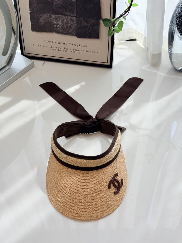 designer,replica,clothing,fake,1:1,lv,luxury,high quality Chanel visor sun hat with fine straw weaving (9TK8N8) designer,replica,clothing,fake,1:1,lv,luxury,high quality Chanel visor sun hat with fine straw weaving (9TK8N8)